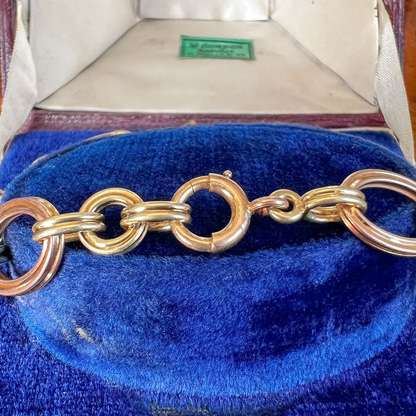 Retro Two Toned Bracelet - Image 4