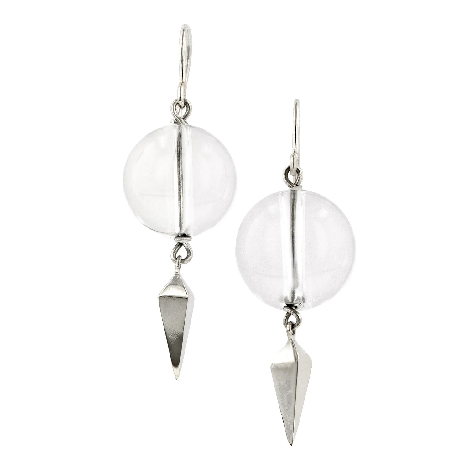 Rock Crystal Drop Earrings-Heirloom by Doyle & Doyle