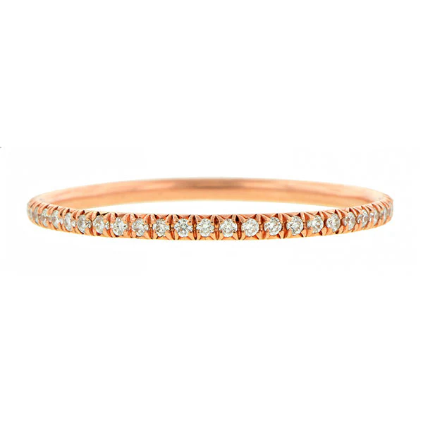 Diamond Wire Eternity Band Ring - Image 3