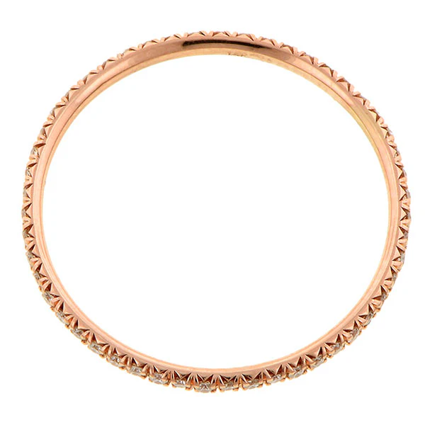Diamond Wire Eternity Band Ring - Image 4