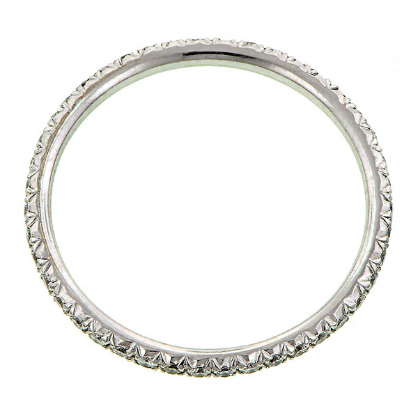 Diamond Wire Eternity Band Ring - Image 6