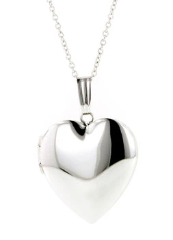 Smooth Heart Locket - Image 2