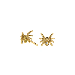 Diamond Spider Stud Earrings- Heirloom by Doyle & Doyle - Image 3