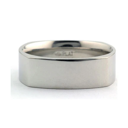 Square Wedding Band Ring