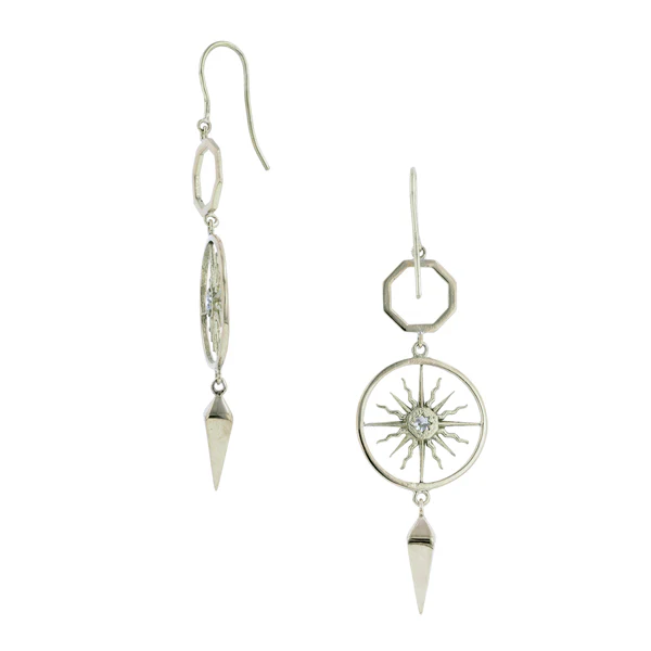 Sunburst Drop Earrings- Heirloom by Doyle & Doyle - Image 5