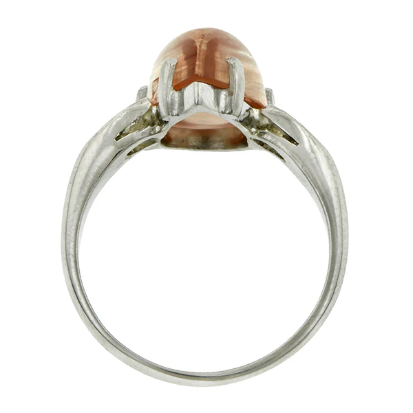 Sunstone & Diamond Ring - Image 4
