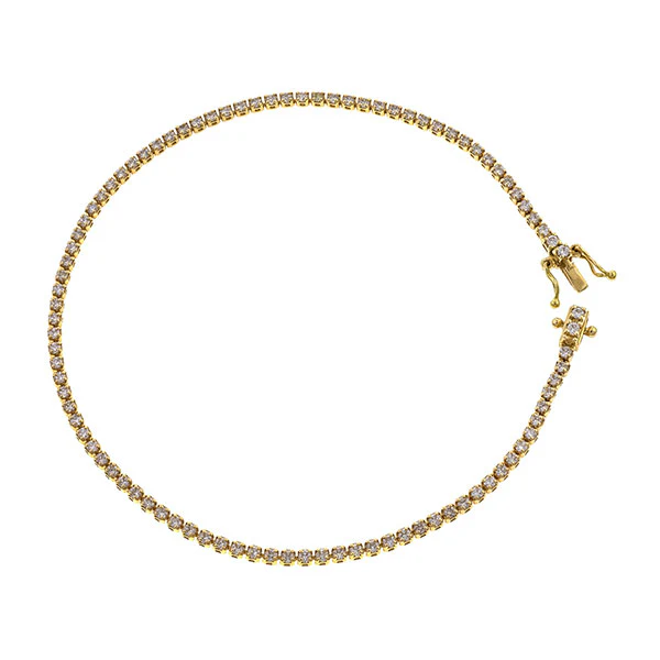 Super Skinny Diamond Tennis Bracelet - Image 4