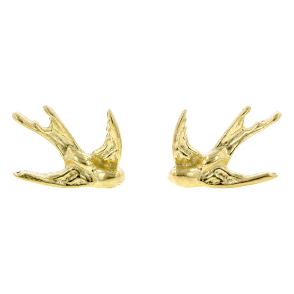 Swallow Stud Earrings- Heirloom by Doyle & Doyle
