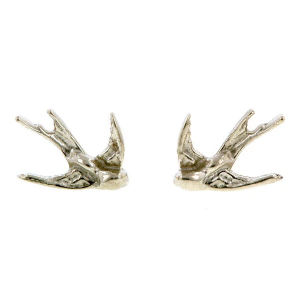 Swallow Stud Earrings- Heirloom by Doyle & Doyle - Image 2