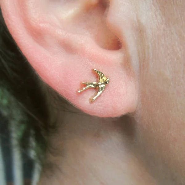 Swallow Stud Earrings- Heirloom by Doyle & Doyle - Image 3