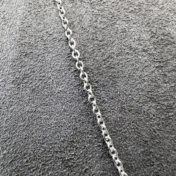 Silver Thin Cable Chain - Image 3