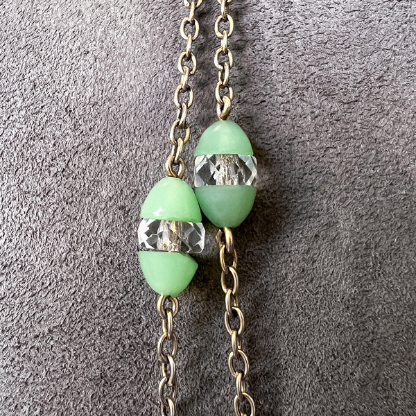 Victorian Beaded Chain Necklace - Image 2