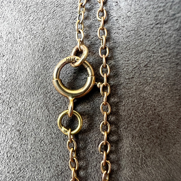 Victorian Beaded Chain Necklace - Image 3