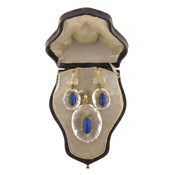Victorian Bug Necklace & Earring Set - Image 2