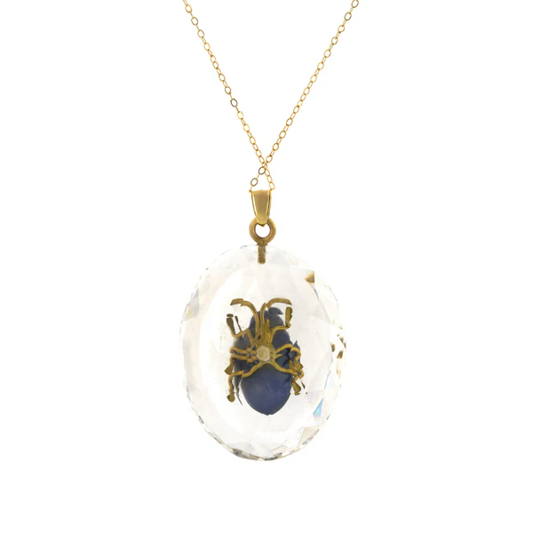 Victorian Bug Necklace & Earring Set - Image 4