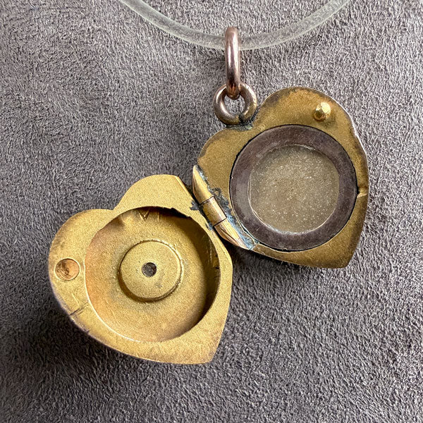 Victorian Diamond Heart Locket - Image 3