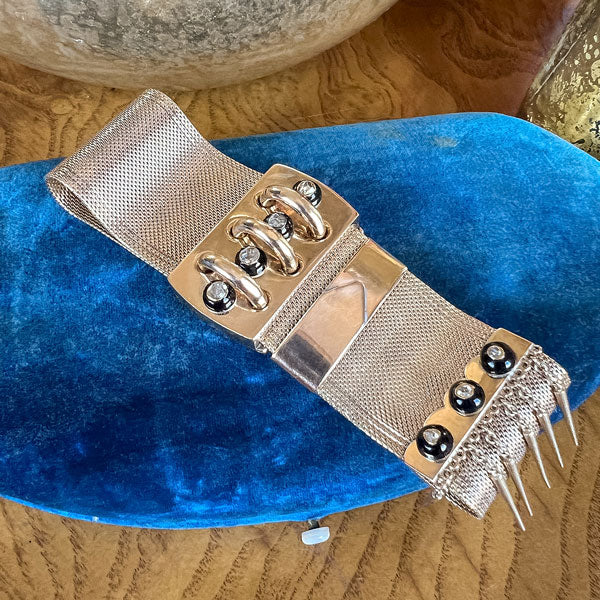 Victorian Diamond Jarretière Fringe Bracelet - Image 2