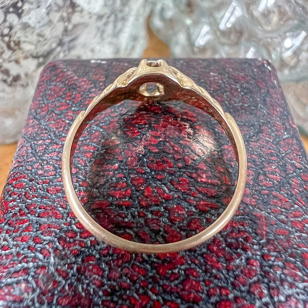 Victorian Diamond Ring, Old Euro 0.10ct. - Image 4