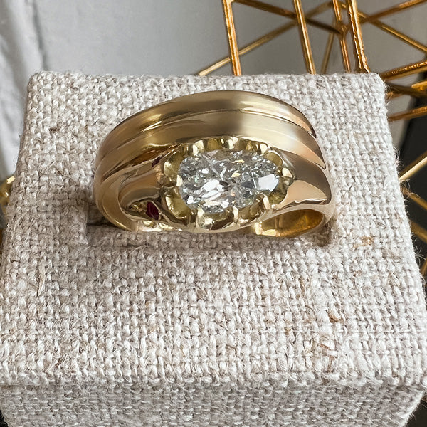 Victorian Diamond Snake Ring - Image 3