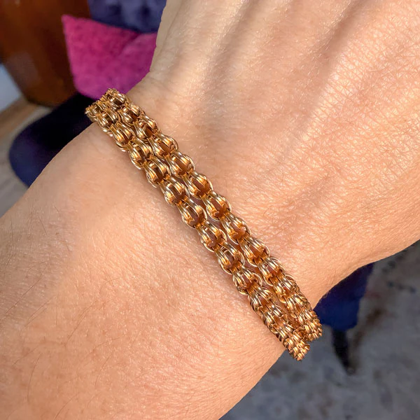 Victorian Double Chain Bracelet - Image 2