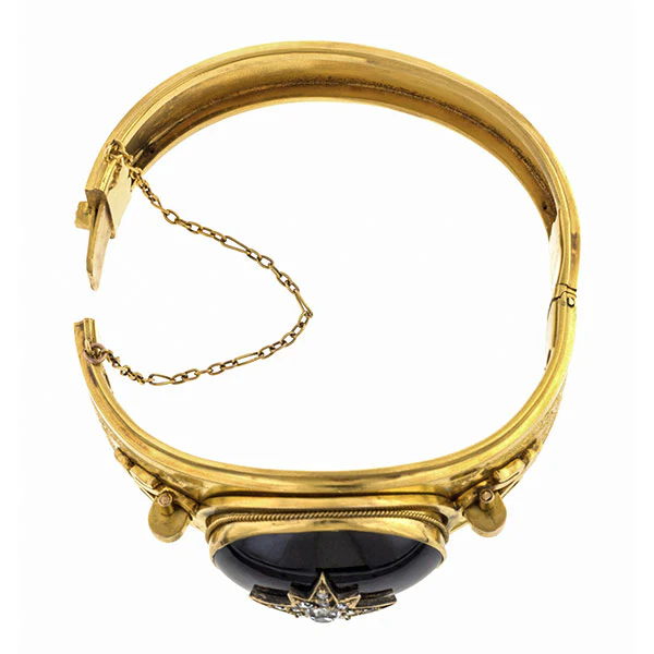 Victorian Garnet & Diamond Bracelet - Image 3