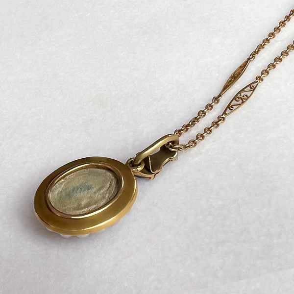 Victorian Garnet Snake Necklace - Image 4