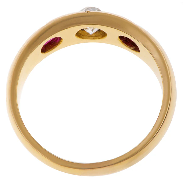 Victorian Old Mine & Ruby Ring - Image 5