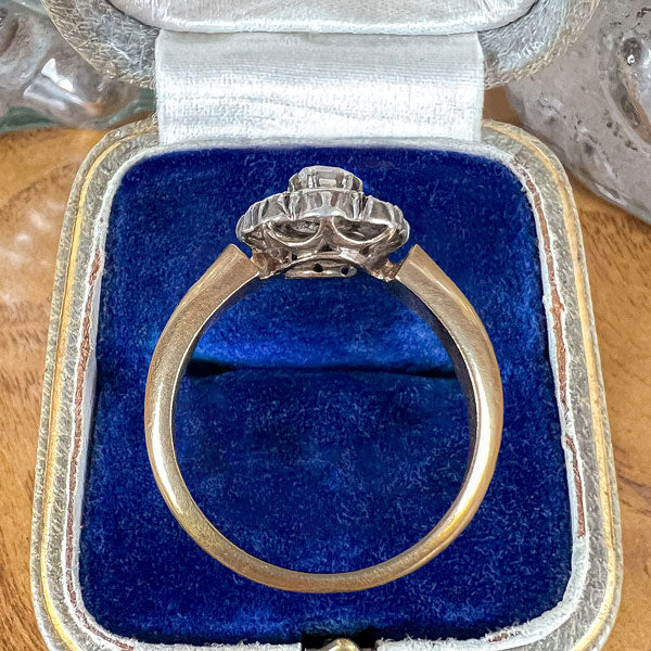 Victorian Rose Cut Diamond Cluster Ring - Image 4