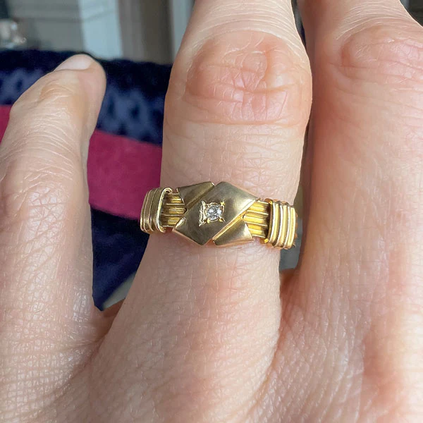 Victorian Swiss Cut Diamond Ring - Image 2
