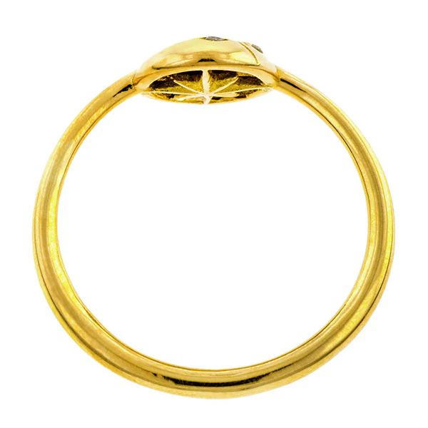 Vine Button Ring- Heirloom by Doyle & Doyle - Image 8