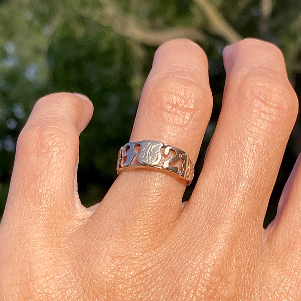 Vintage "1921" Date Ring