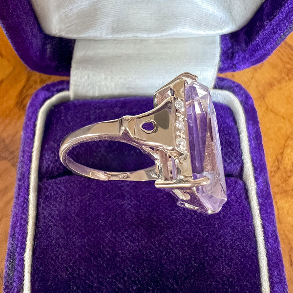 Vintage Amethyst Intaglio Ring - Image 4