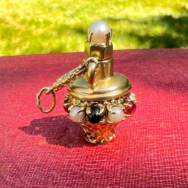 Vintage Bottle Charm Pendant - Image 2