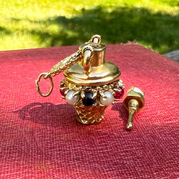 Vintage Bottle Charm Pendant - Image 3