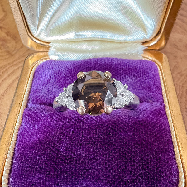 Vintage Fancy Brown Diamond Ring, RBC 1.75ct.