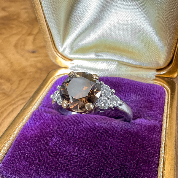 Vintage Fancy Brown Diamond Ring, RBC 1.75ct. - Image 3