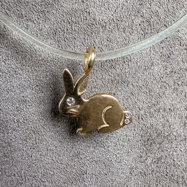 Vintage Bunny Pendant/ Charm