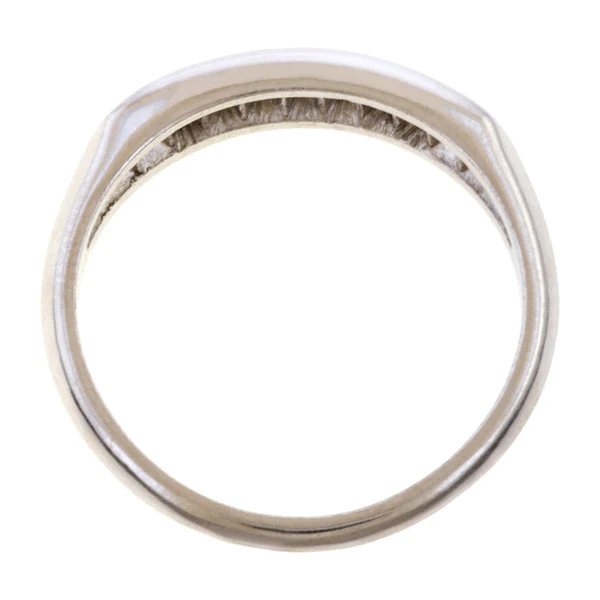 Vintage Diamond Wedding Band Ring, Size 7 - Image 5