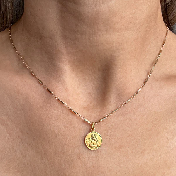 Vintage Cherub Pendant Charm - Image 2