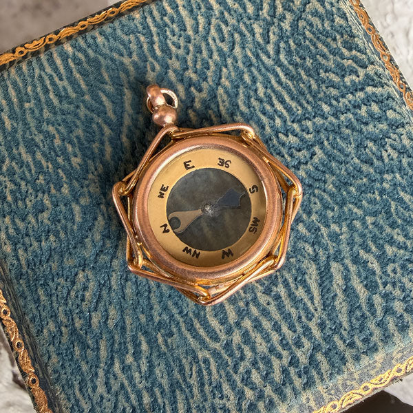 Vintage Compass Pendant - Image 2