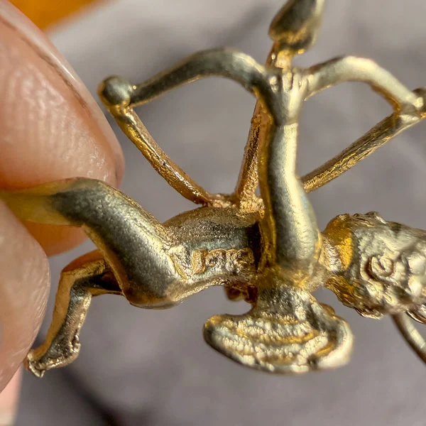 Vintage Cupid Pendant/Charm - Image 4