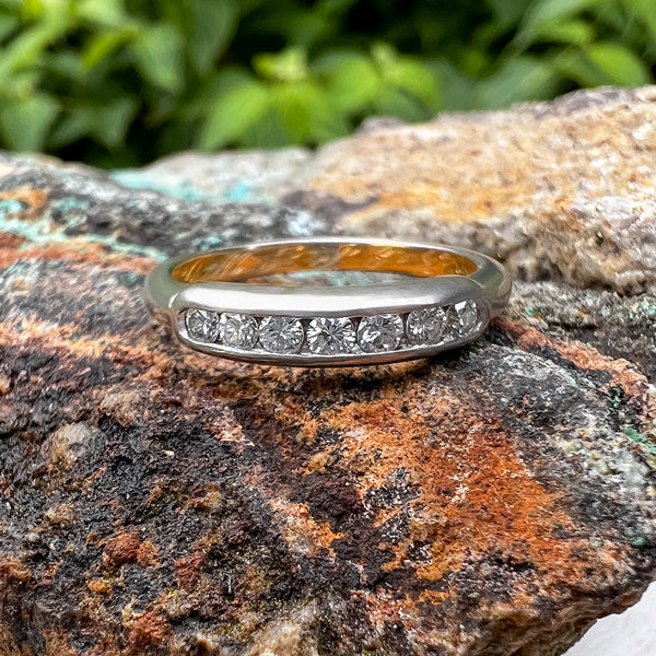 Vintage Diamond Band, 8-23-58, Size 4.5