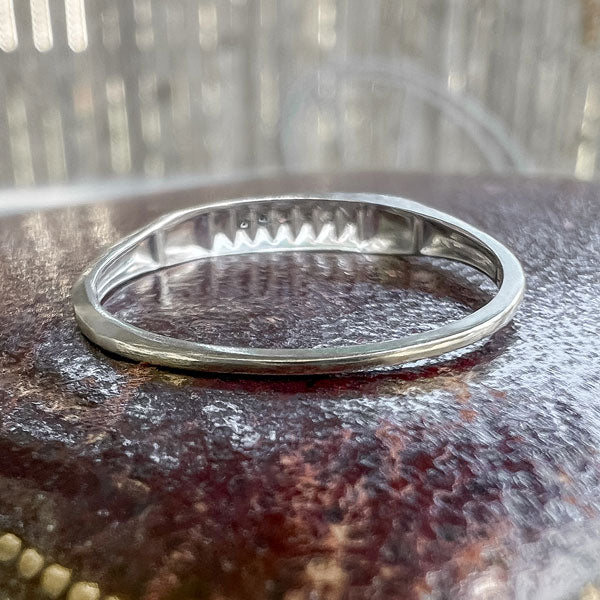 Vintage Diamond Wedding Band Ring 1949, Size 6 3/4 - Image 4