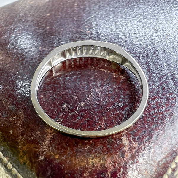Vintage Diamond Wedding Band Ring 1949, Size 6 3/4 - Image 5