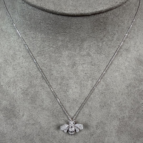 Vintage Diamond Bee Pendant - Image 2