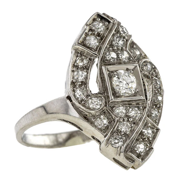 Vintage Diamond Dinner Ring - Image 2