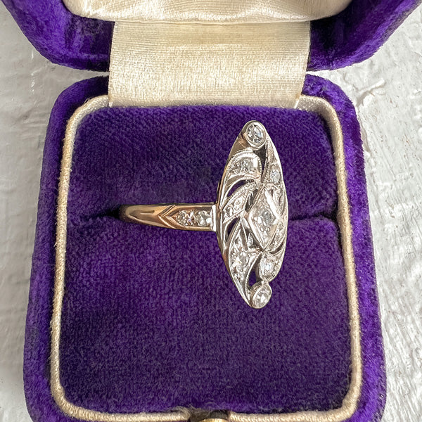 Vintage Diamond Dinner Ring - Image 2