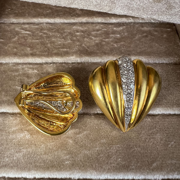 Vintage Diamond Earrings - Image 3
