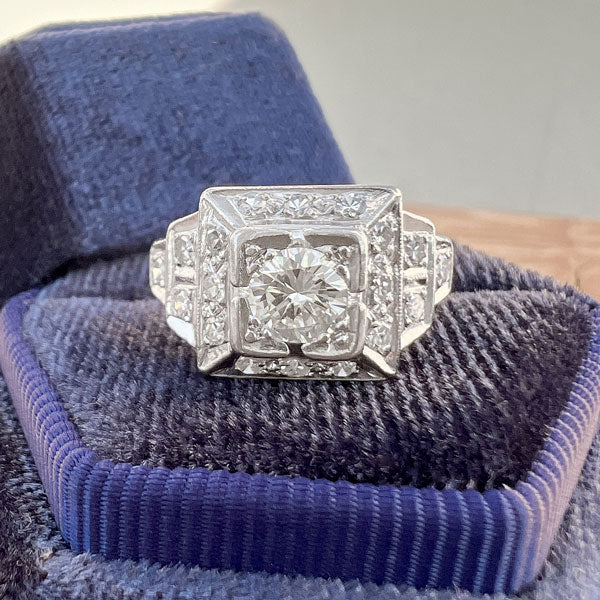 Vintage Diamond Engagement Ring, 0.35ct.