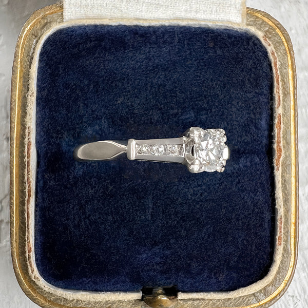 Vintage Diamond Engagement Ring, RBC 0.31ct. - Image 2